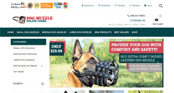 Desktop Screenshot of dog-muzzle-store.com